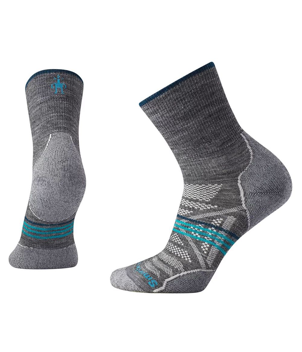 The North Face Smartwool Phd® Outdoor Light Mid Crew Socken Damen - Grau CH-700LSZZ